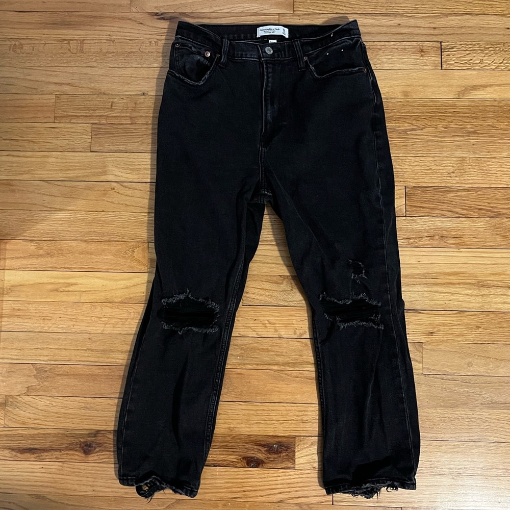 Abercrombie Jeans - curve love ankle straight ultra high rise